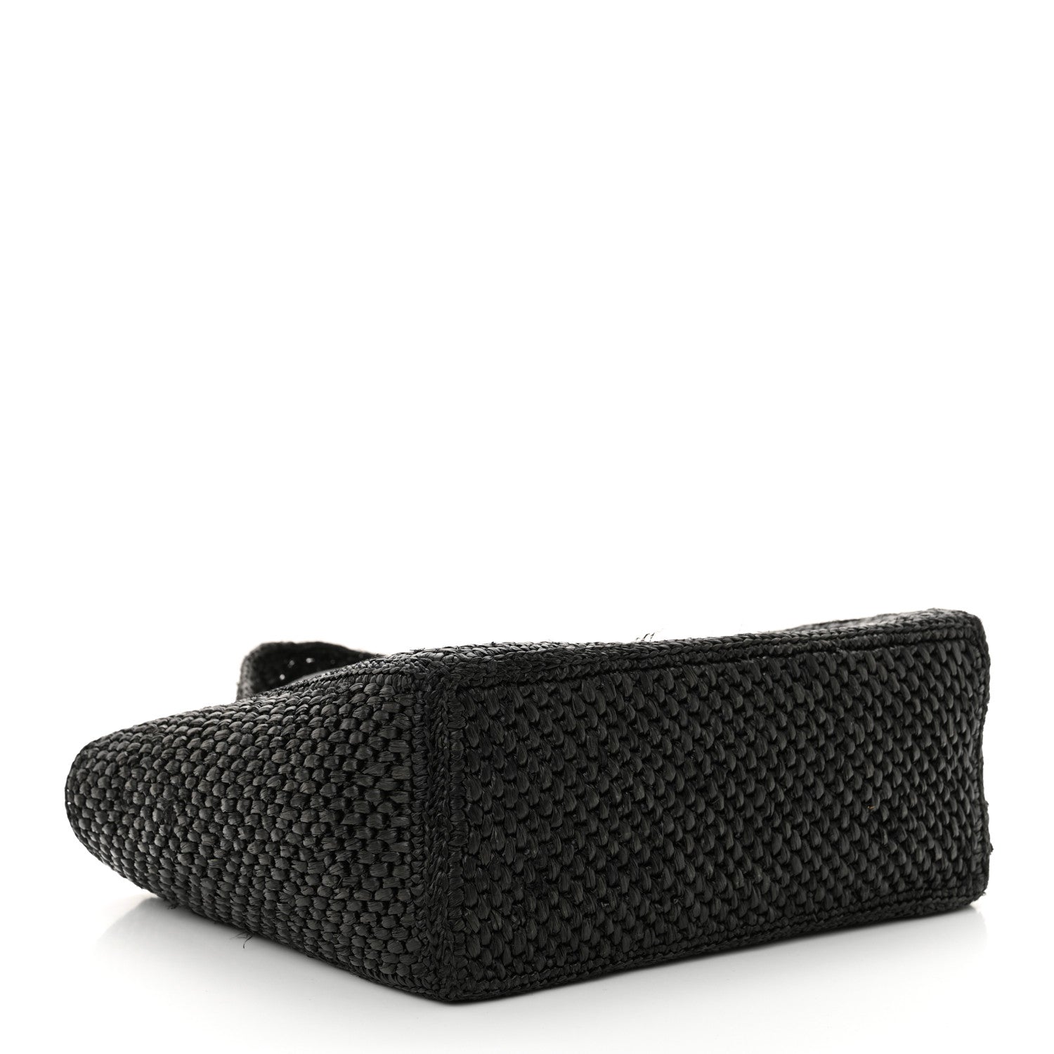 Loewe Raffia Small Paula's Ibiza Logo Tote Black White 4 of 11