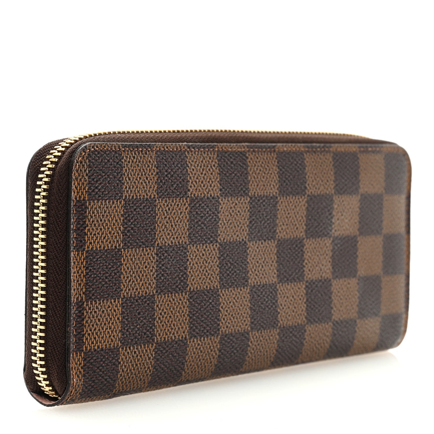 Louis Vuitton Damier Ebene Clemence Wallet Rose Ballerine 3 of 6