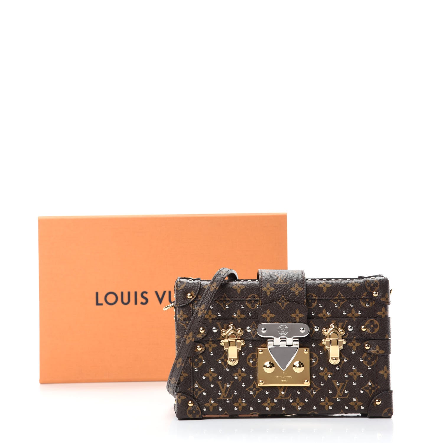Louis Vuitton Monogram Studded Petite Malle 11 of 11