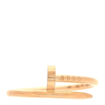 Cartier 18K Yellow Gold Small Juste Un Clou Ring 58 8.25 1 of 5