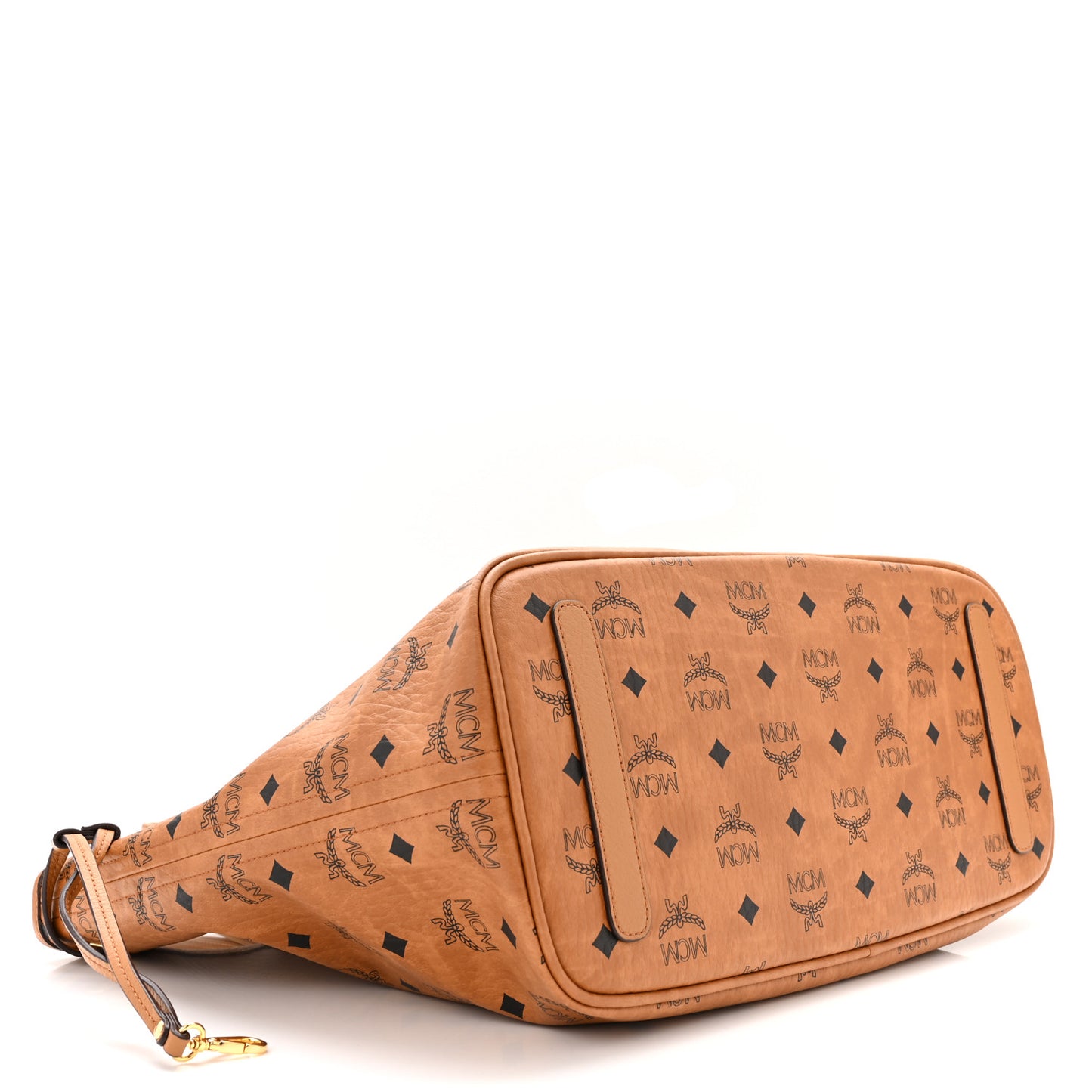 Visetos Medium Liz Reversible Shopper Tote Cognac