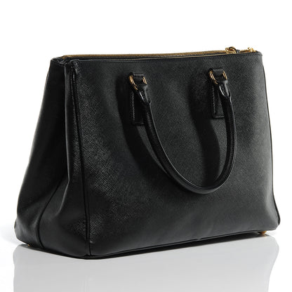 Prada Saffiano Lux Medium Tote Nero Black 3 of 9