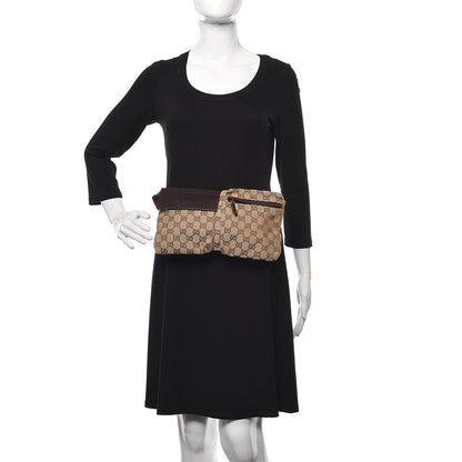 Gucci Monogram Web Belt Bag Dark Brown 2 of 14