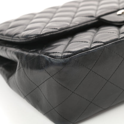 Chanel Lambskin Quilted Jumbo Single Flap Black 9 of 19