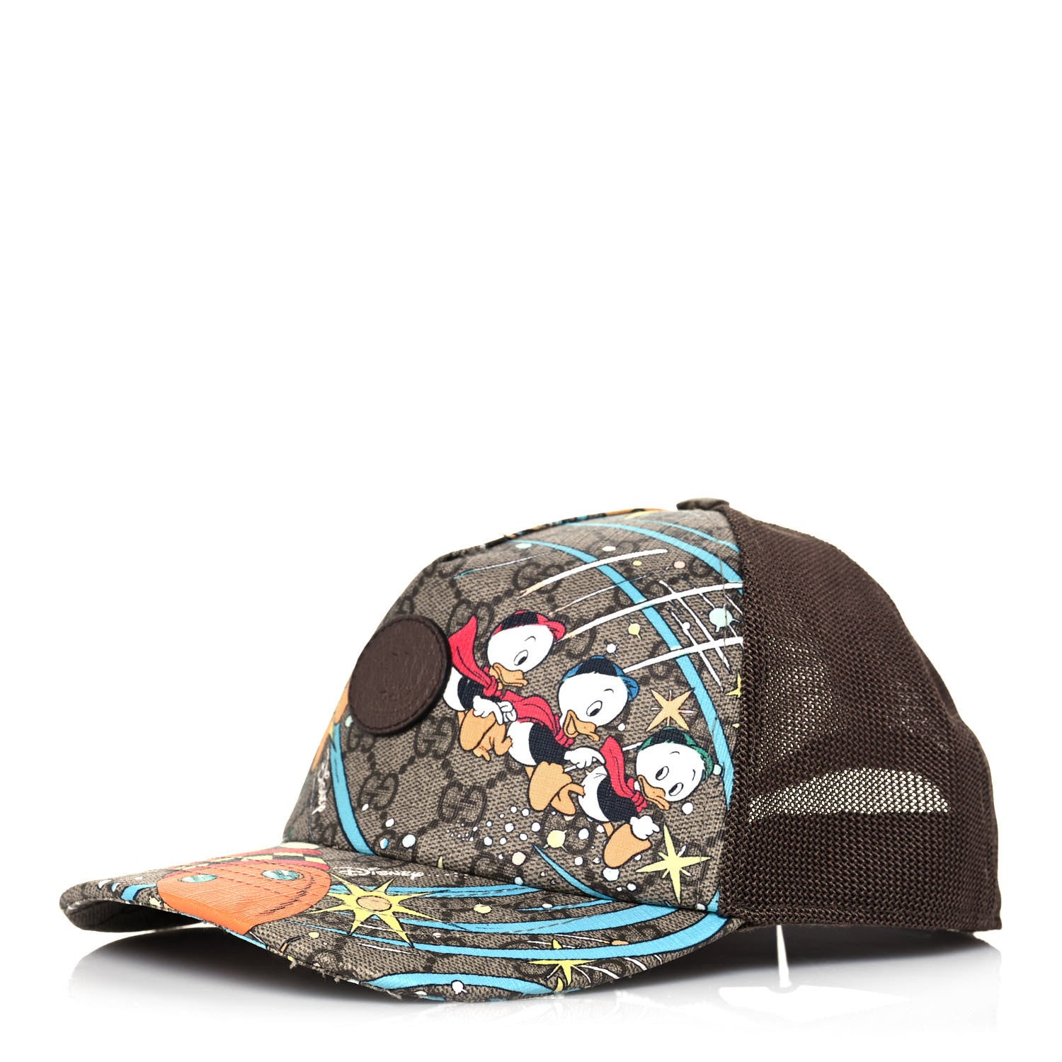 Gucci X DISNEY GG Supreme Monogram Donald Duck Baseball Hat M