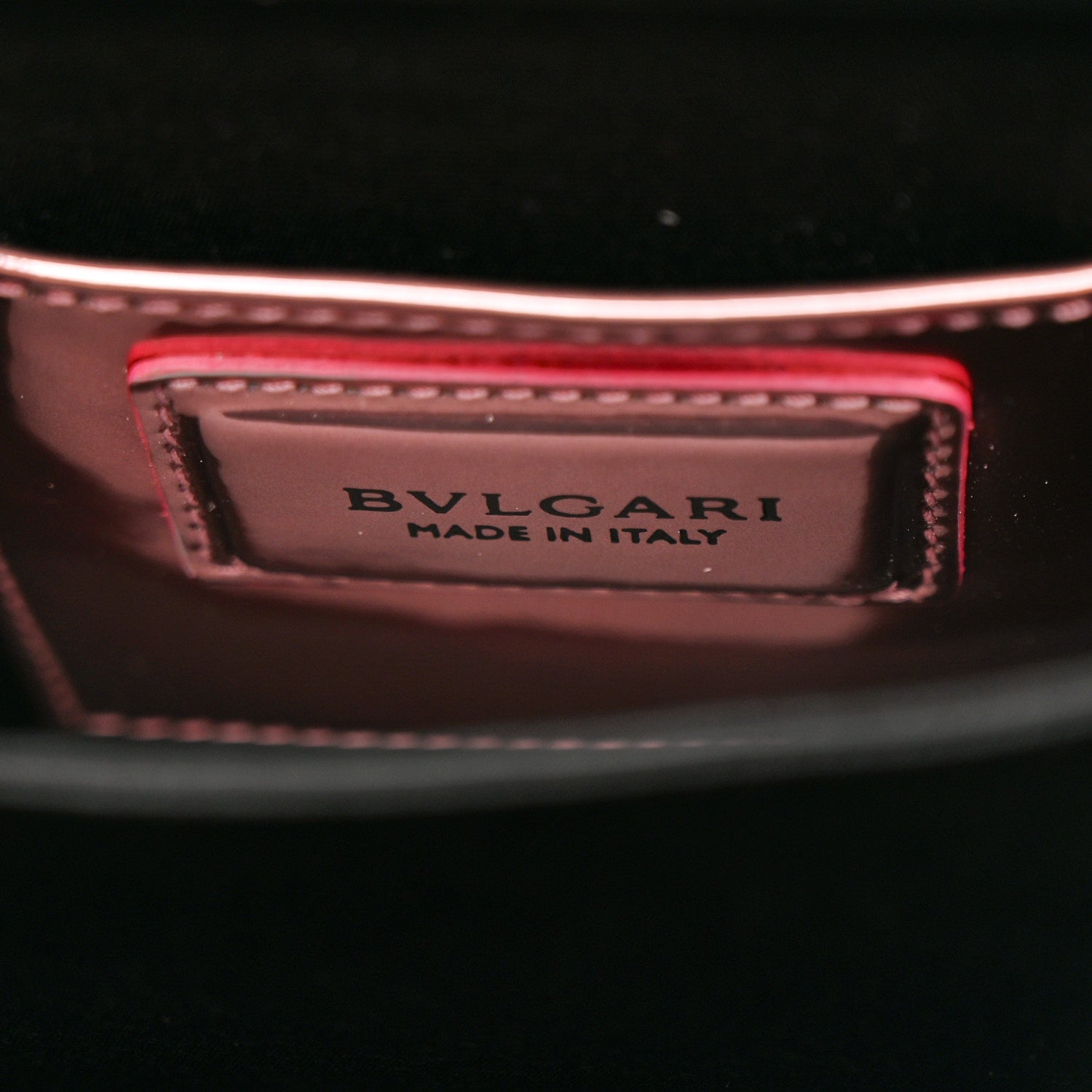 Bulgari Metallic Calfskin Serpenti Forever Top Handle Pink 7 of 10