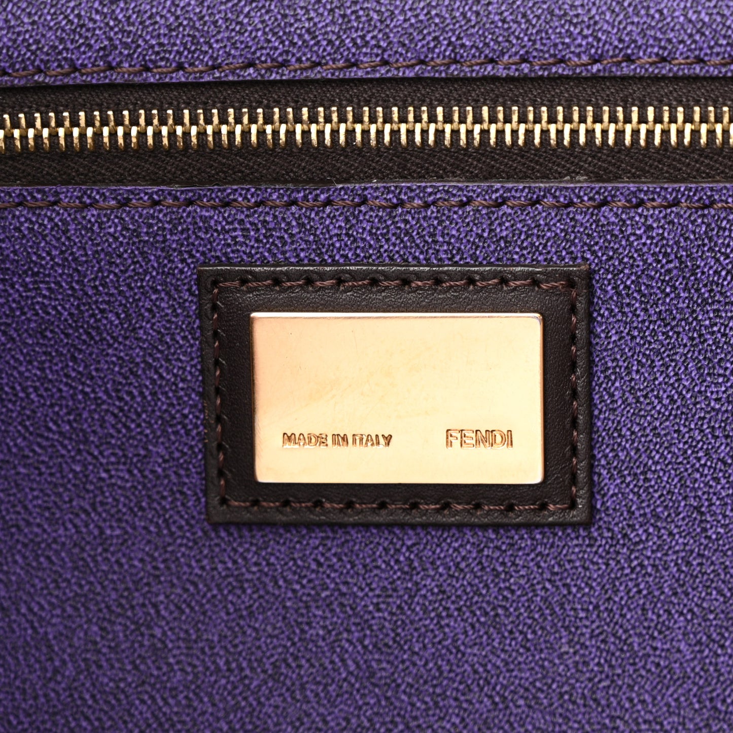 Zucca Spalmati Medium Roll Tote Tobacco Viola