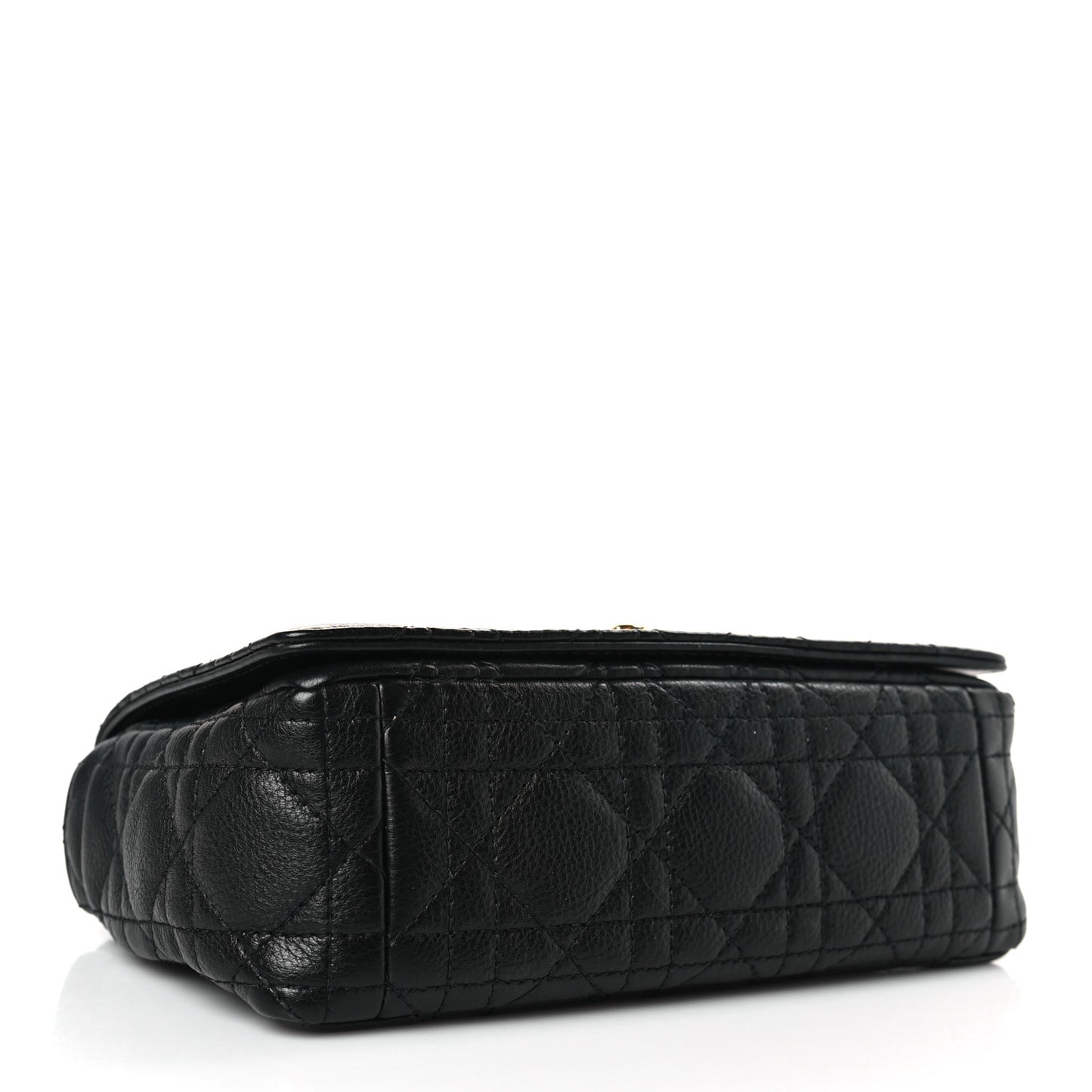 Calfskin Cannage Small Caro Bag Black