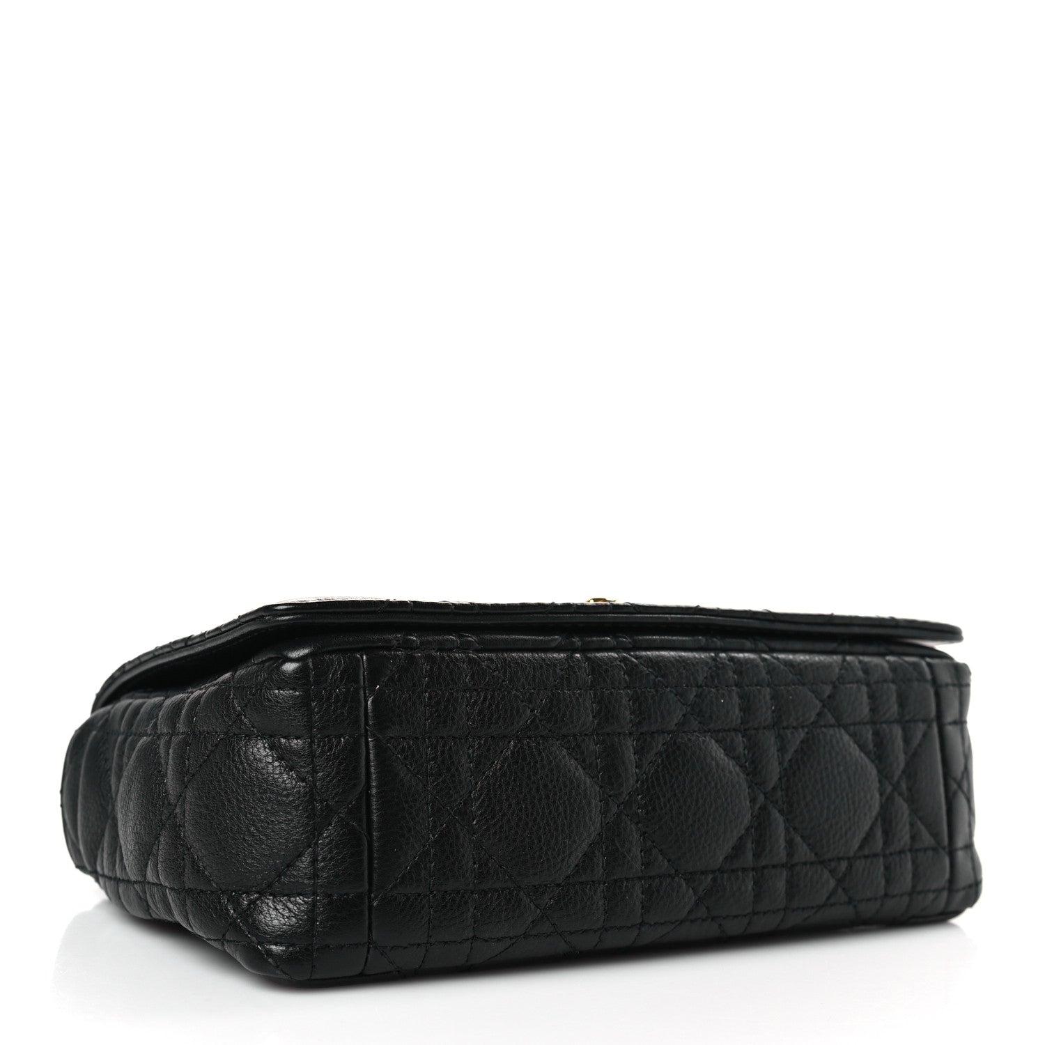 Christian Dior Calfskin Cannage Small Caro Bag Black 4 of 9
