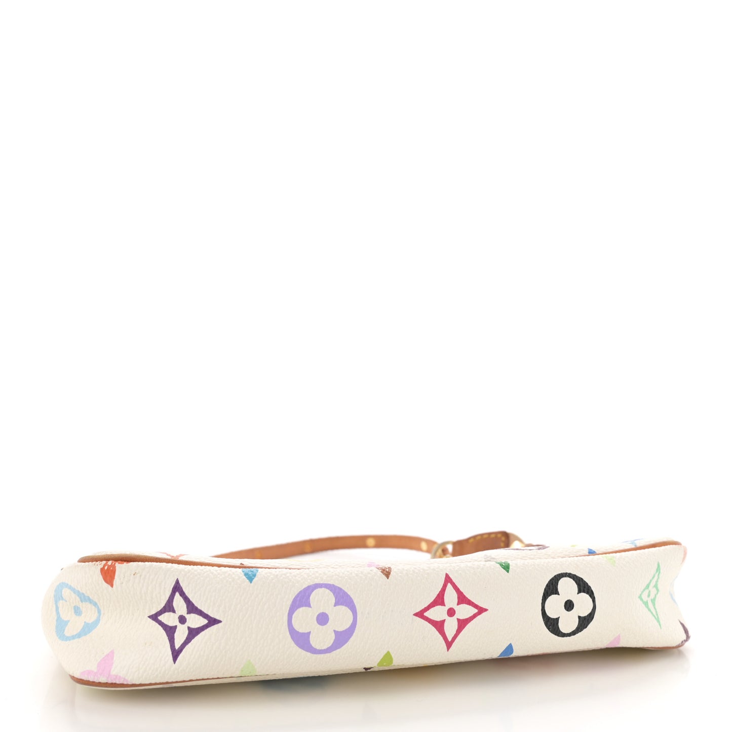 Monogram Multicolor Pochette Accessories White