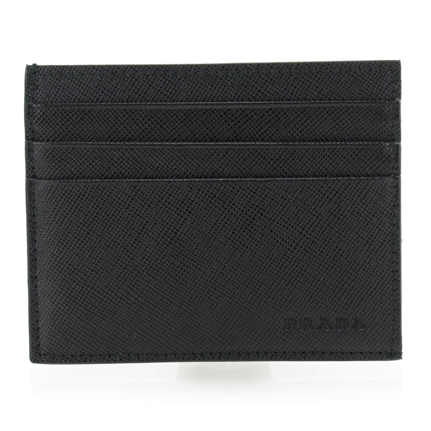 Saffiano Card Case Nero Black