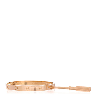Cartier 18K Pink Gold LOVE Bracelet 17 3 of 9