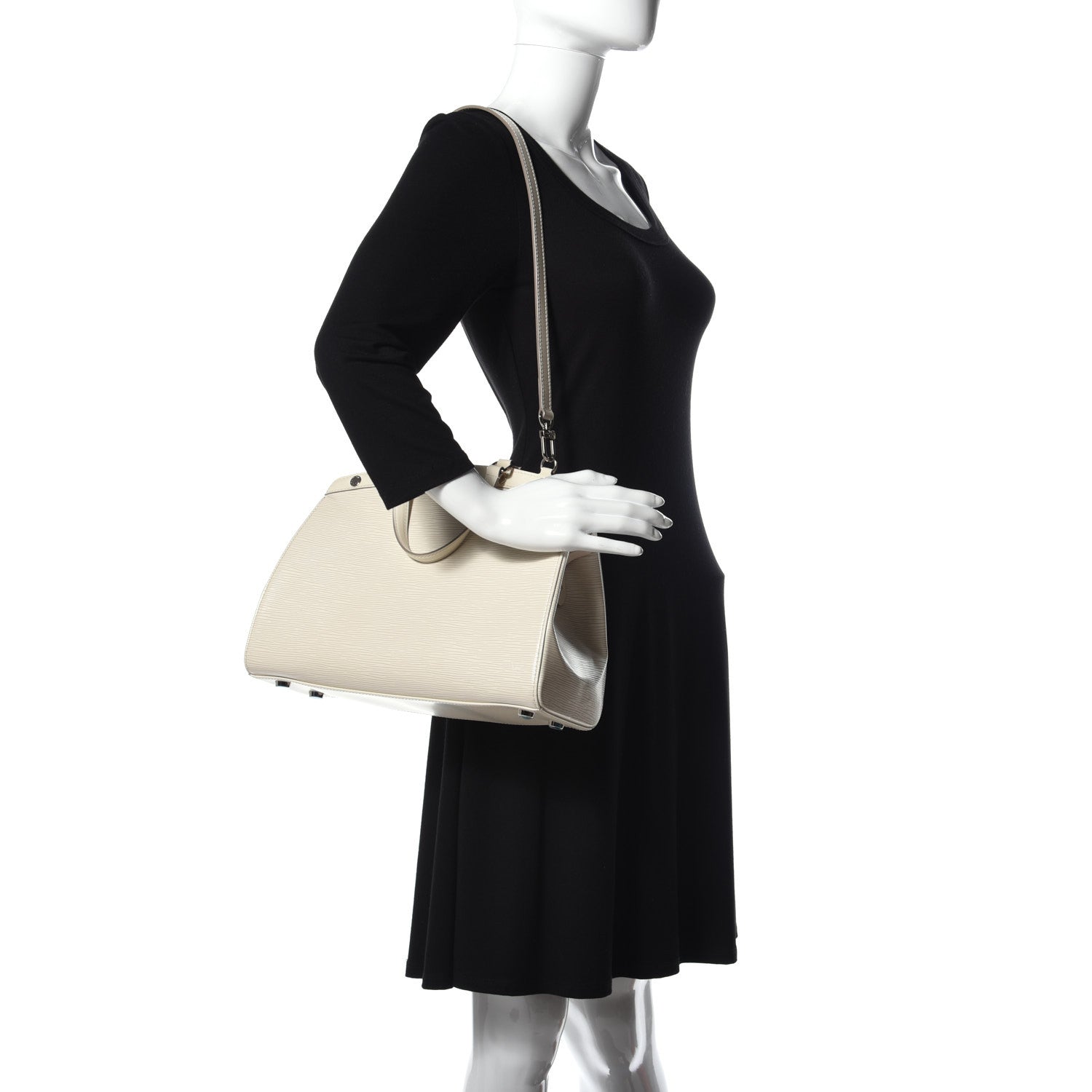 Louis Vuitton Epi Brea MM Ivory 2 of 8