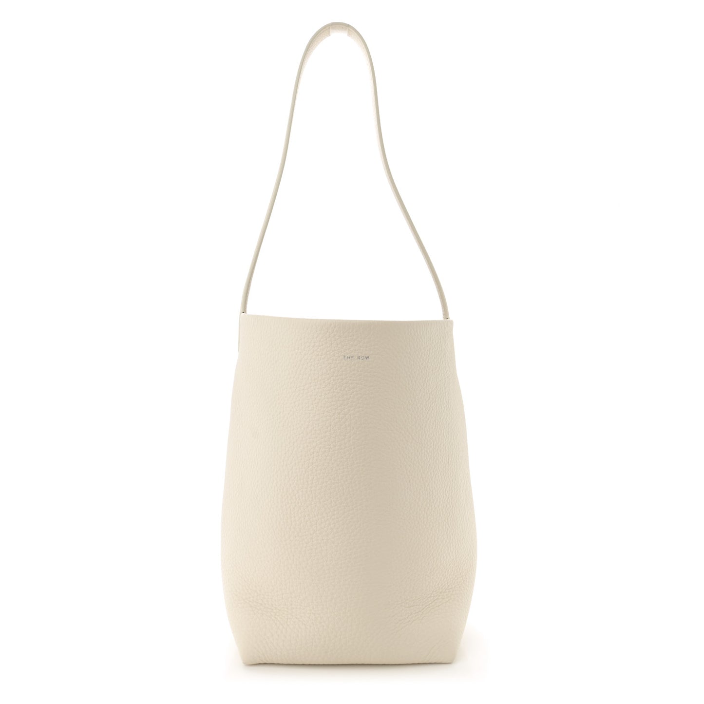 Grained Calfskin Medium N/S Park Tote Ivory