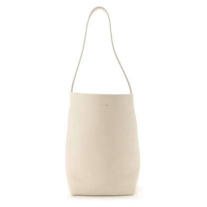 The Row Grained Calfskin Medium N/S Park Tote Ivory 1 of 10