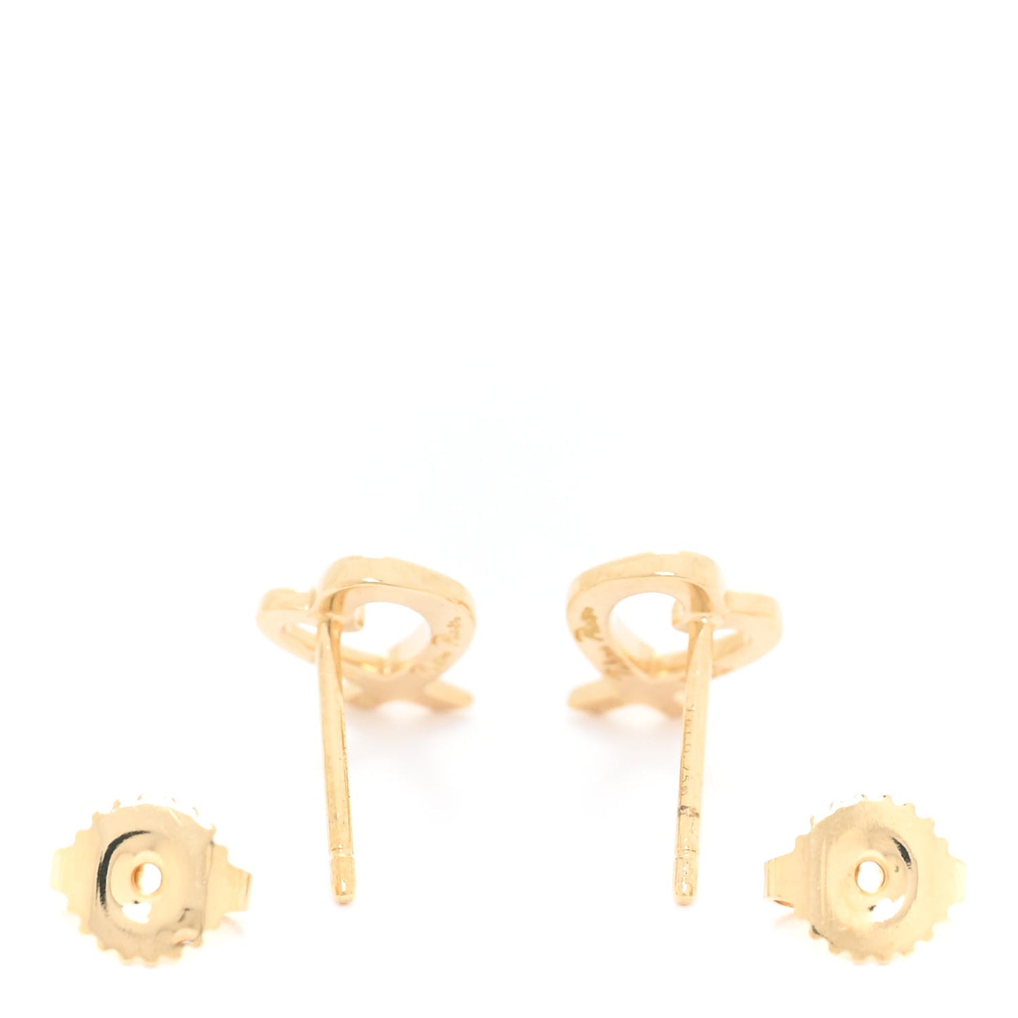 18K Yellow Gold Mini Paloma Picasso Loving Heart Earrings