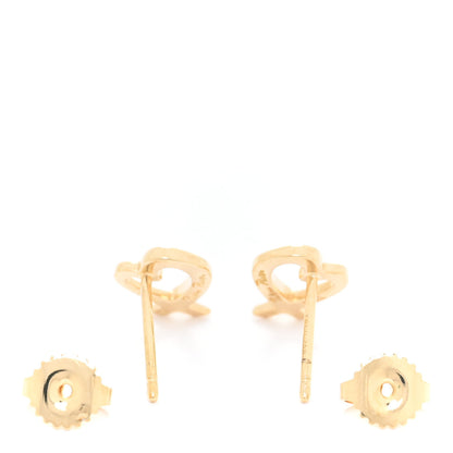 Tiffany 18K Yellow Gold Mini Paloma Picasso Loving Heart Earrings 4 of 7