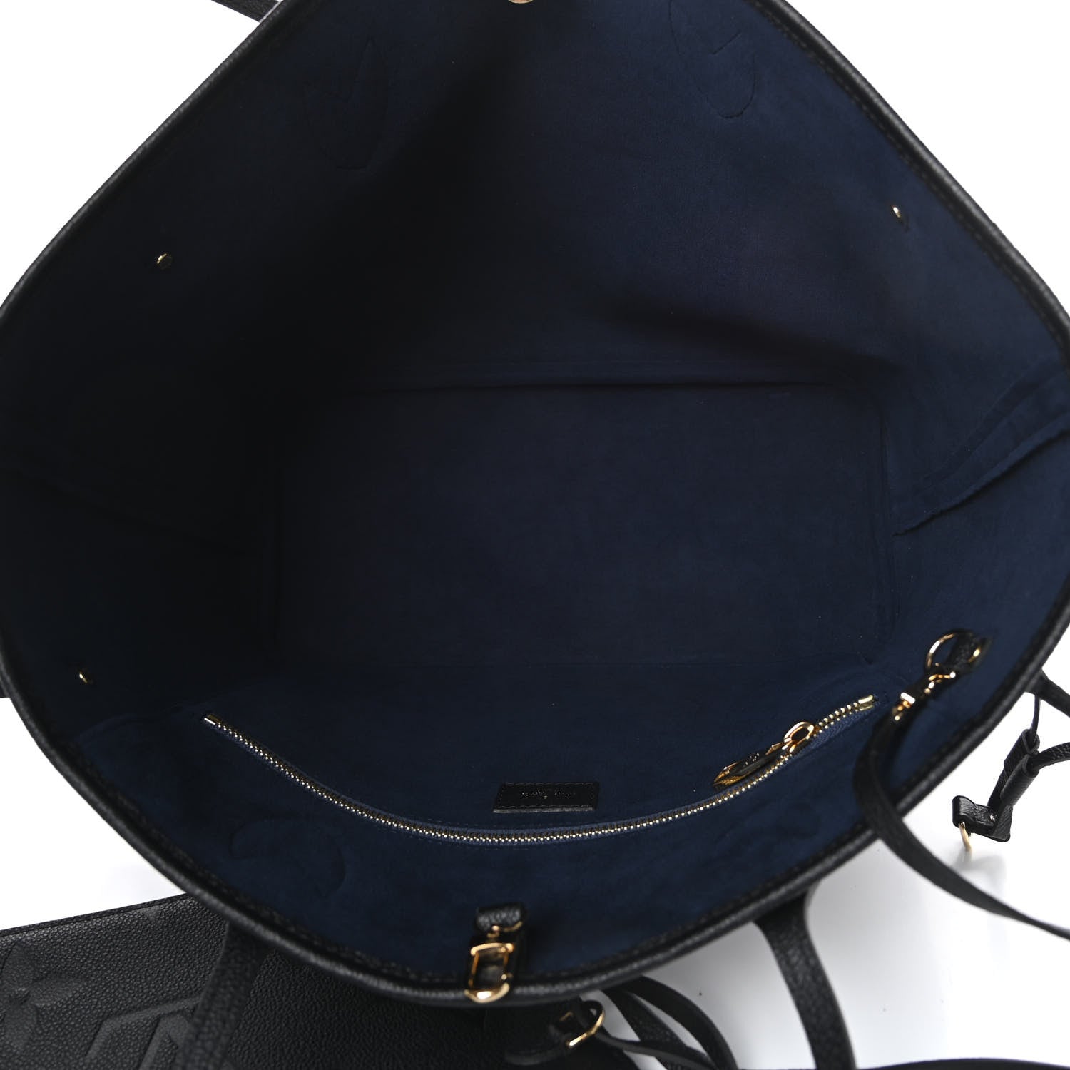Louis Vuitton Empreinte Monogram Giant Neverfull MM Black 6 of 11