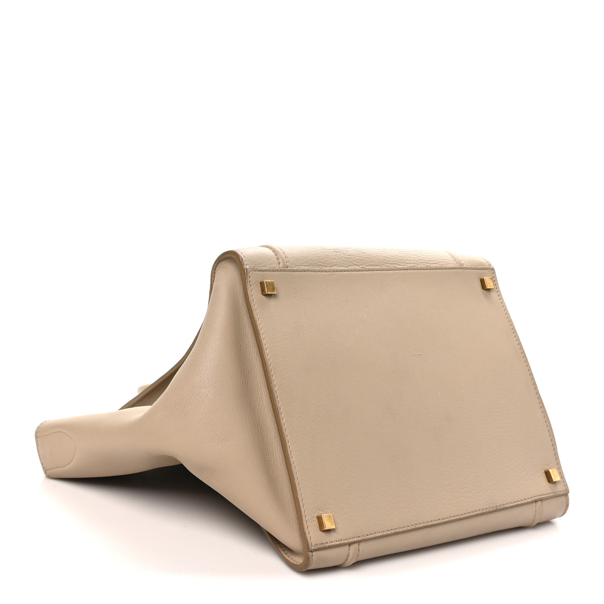 Supple Calfskin Medium Phantom Luggage Beige