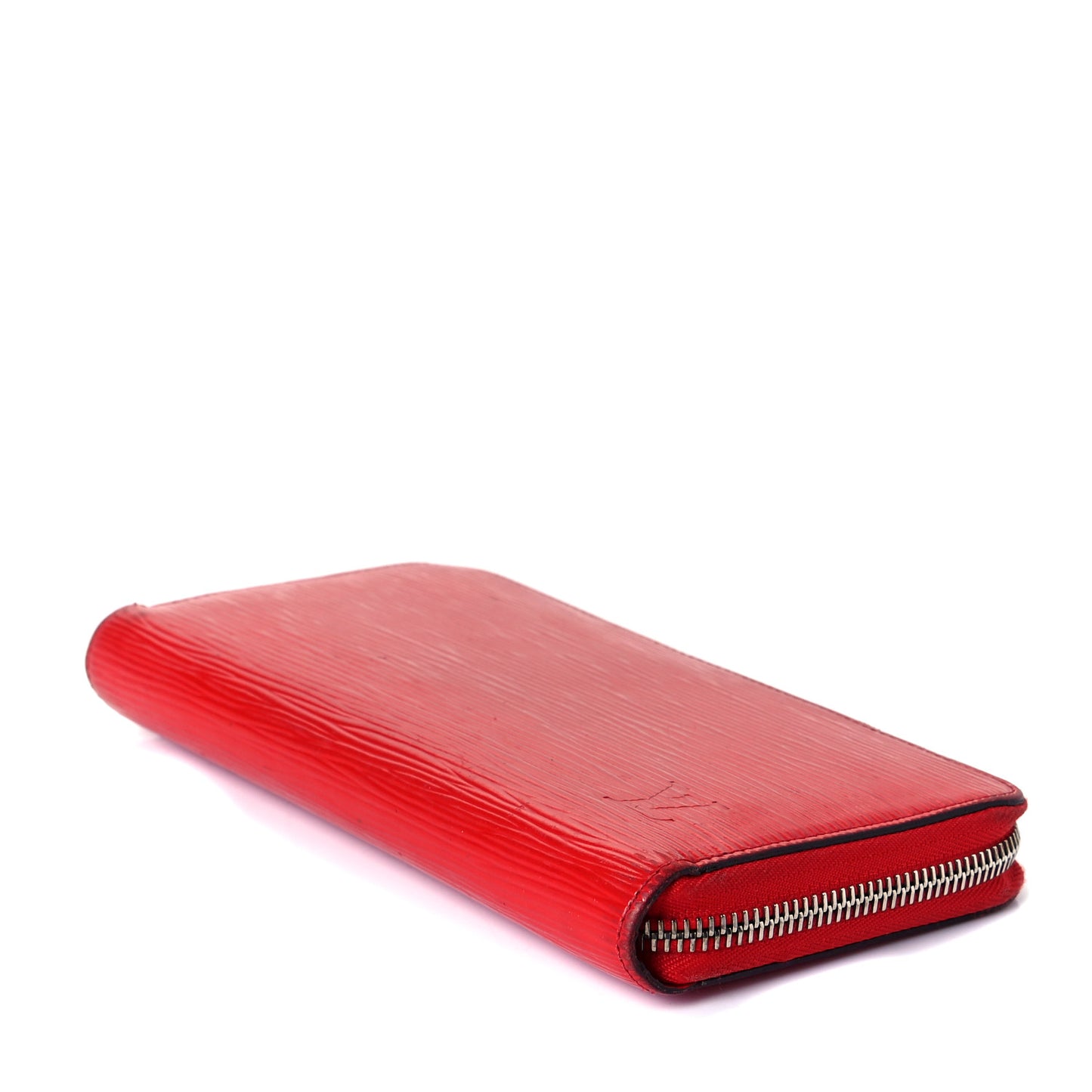 Epi Zippy Wallet Coquelicot