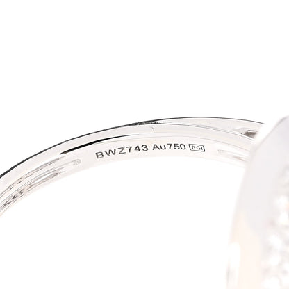 Cartier 18K White Gold Diamond SM Amulette de Cartier Ring 52 6 6 of 6