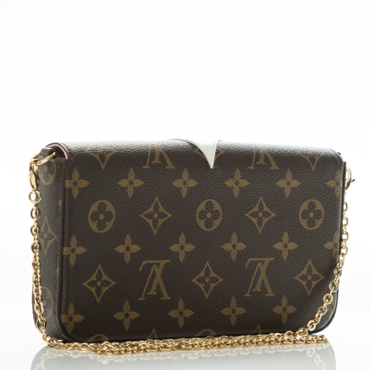 Louis Vuitton Monogram Lovely Birds Pochette Felicie Chain Wallet 3 of 8