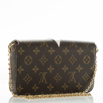 Louis Vuitton Monogram Lovely Birds Pochette Felicie Chain Wallet 3 of 8