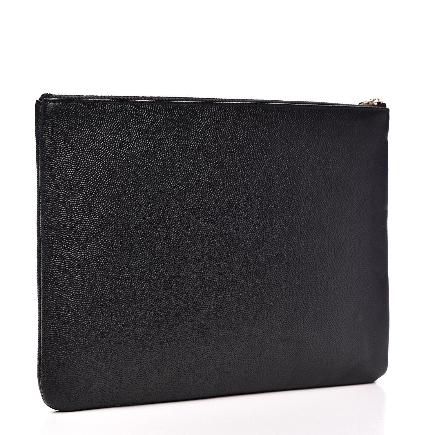 Chanel Caviar Studded Medium Deauville Pouch Black 3 of 11