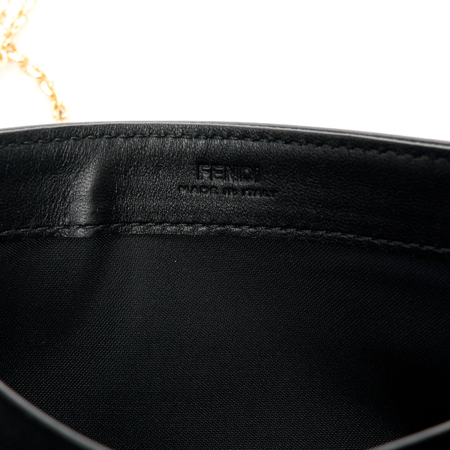 Nappa Matisse FF Embossed Continental Wallet On Chain Black