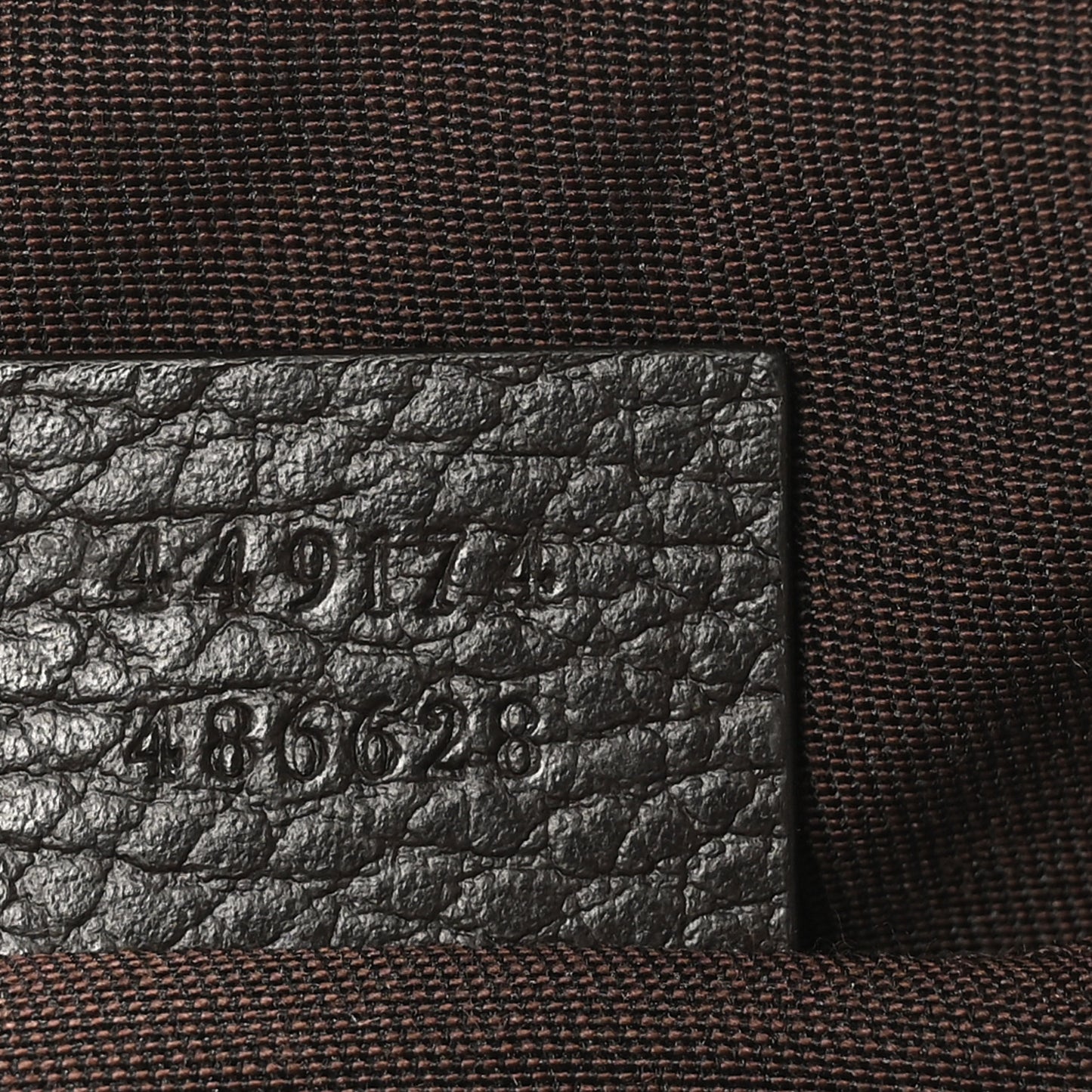 Monogram Belt Bag Dark Brown