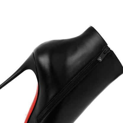 Christian Louboutin Calfskin So Kate Booty 100 Ankle Boots 40.5 Black 8 of 9