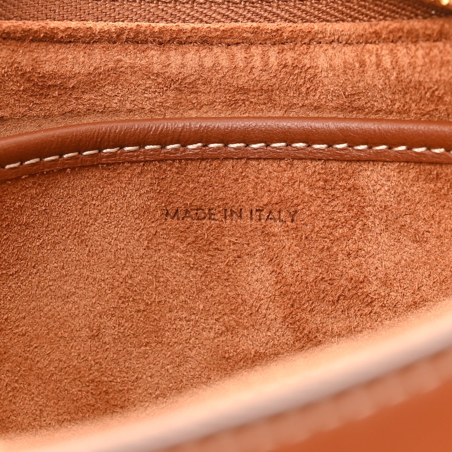 Celine Smooth Calfskin Medium Strap Ava Shoulder Bag Tan 7 of 10