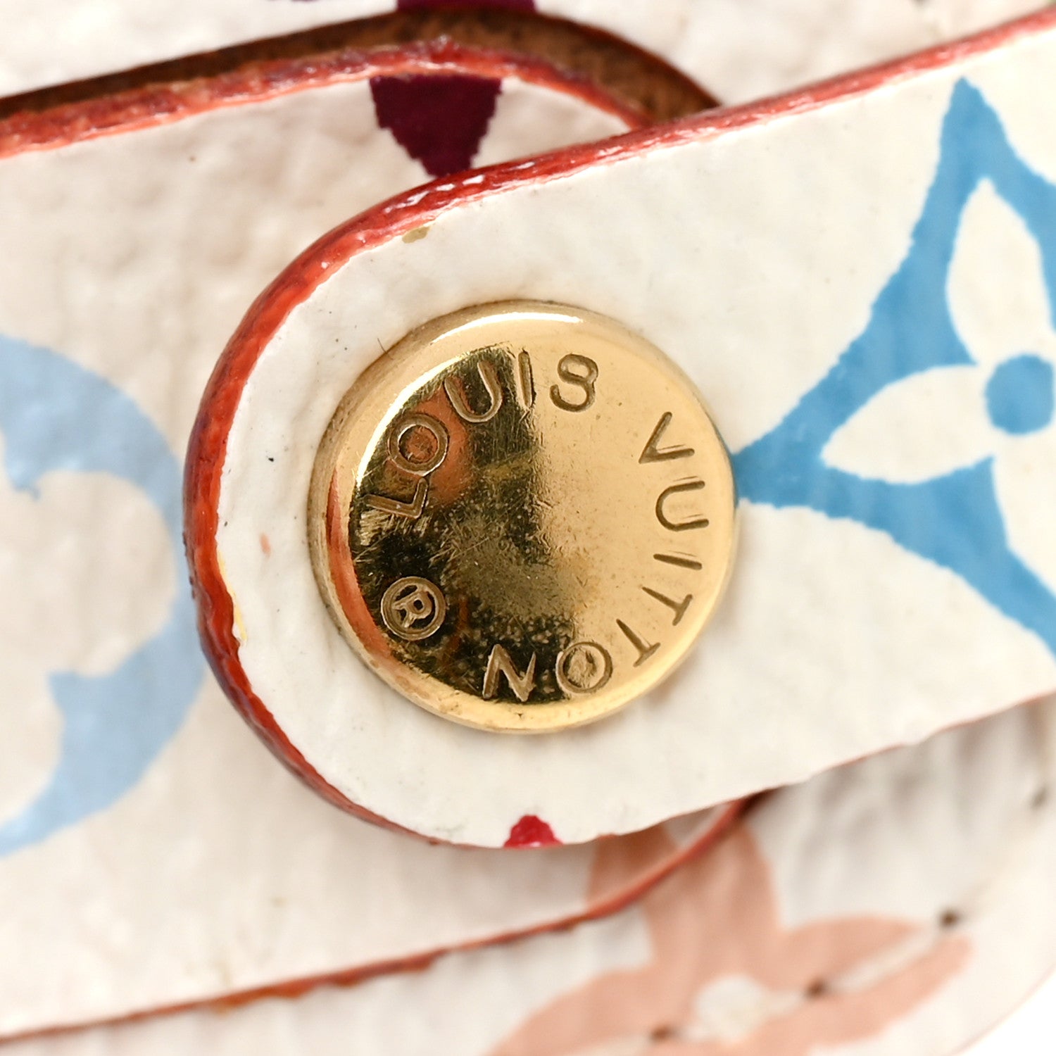 Louis Vuitton Monogram Multicolor Address Wish Bracelet White 7 of 8