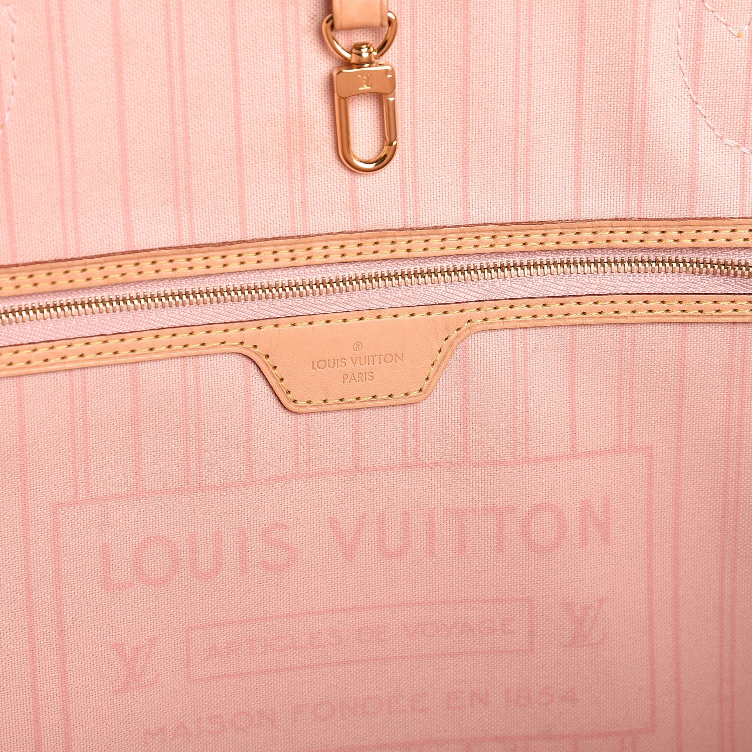 Louis Vuitton Damier Azur Neo Neverfull GM Rose Ballerine 7 of 13