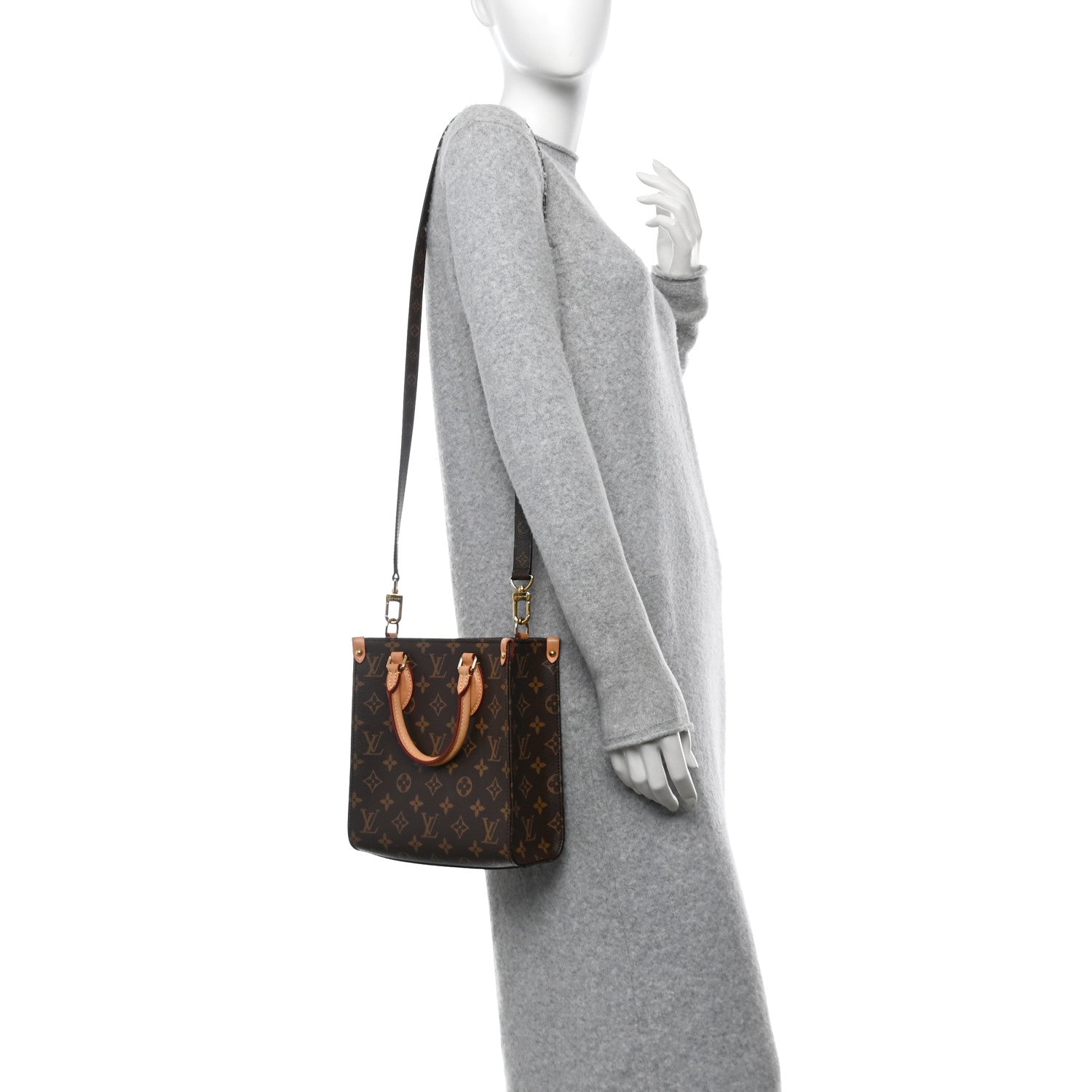 Louis Vuitton Monogram Sac Plat BB 2 of 13