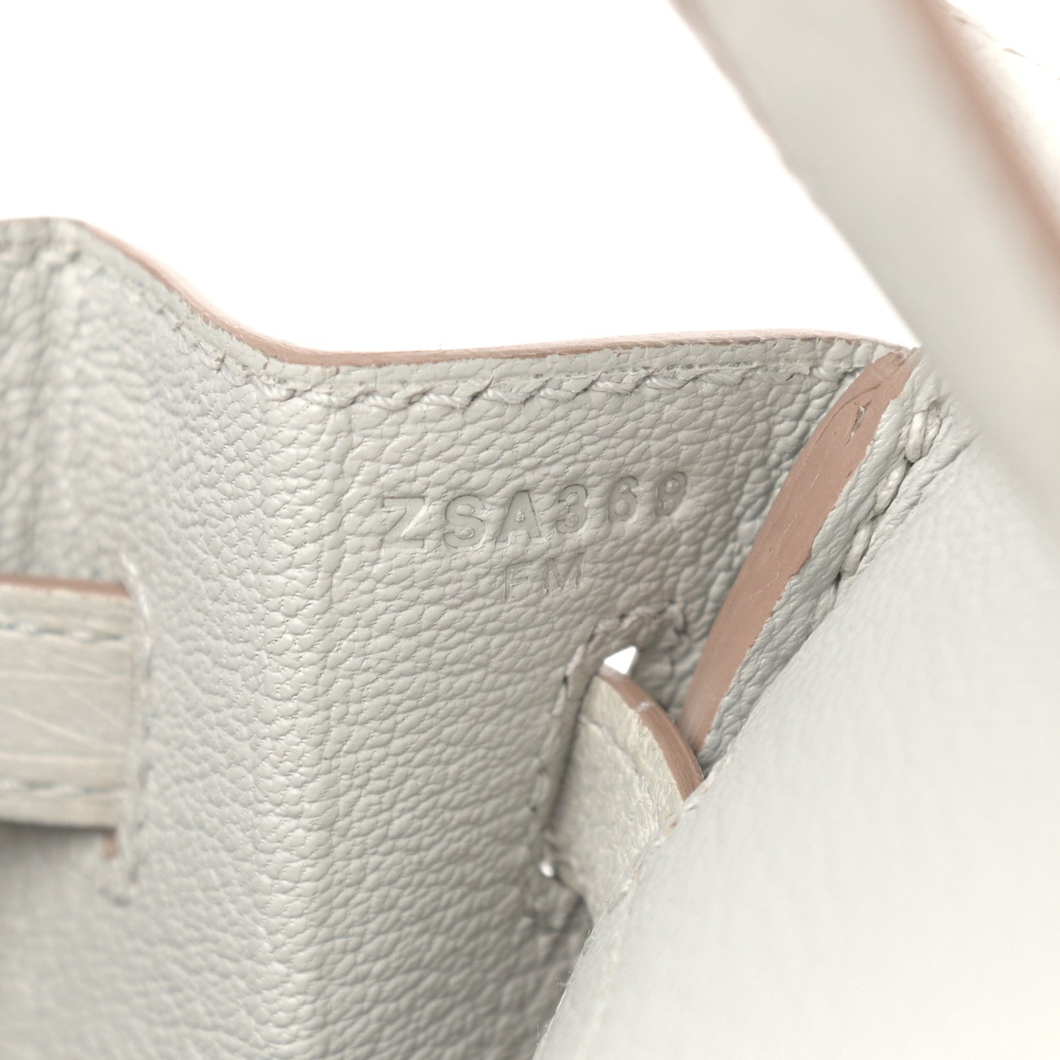 Hermes Ostrich Birkin 25 Gris Perle 7 of 10