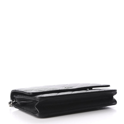 Chanel Caviar Quilted Wallet On Chain WOC Black 4 of 9