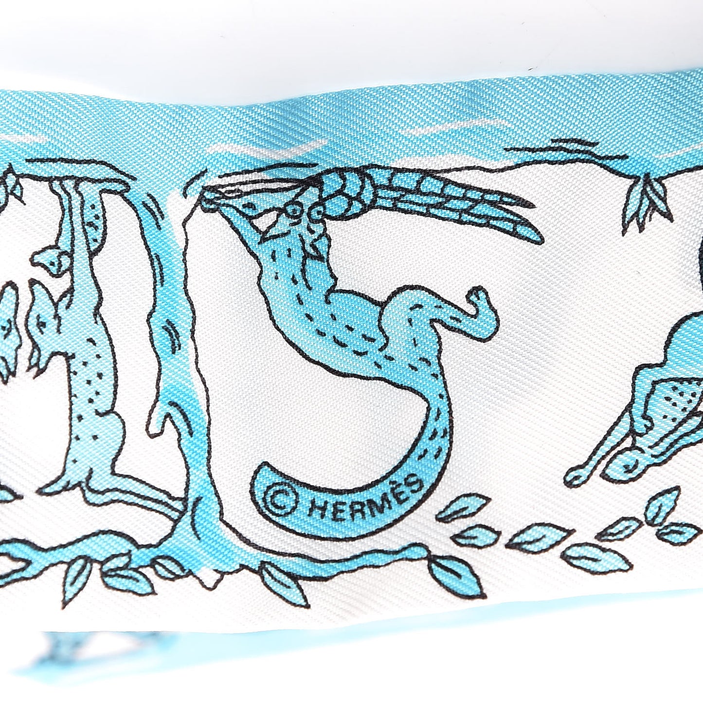 Silk Alphabet Twilly