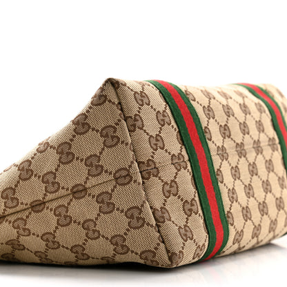 Gucci Monogram Medium Jolicoeur Tote Dark Brown 8 of 11