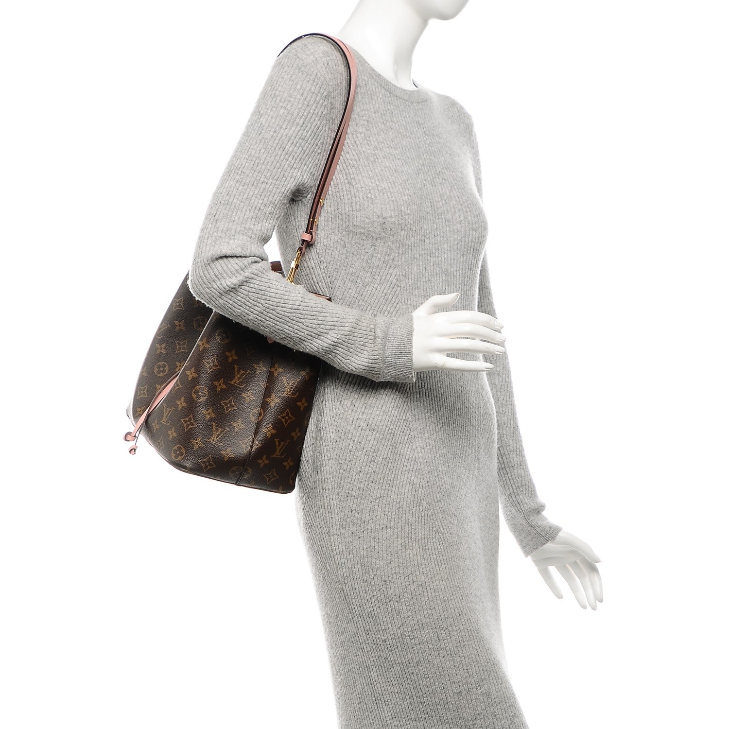 Louis Vuitton Monogram Neonoe MM Rose Poudre 2 of 6