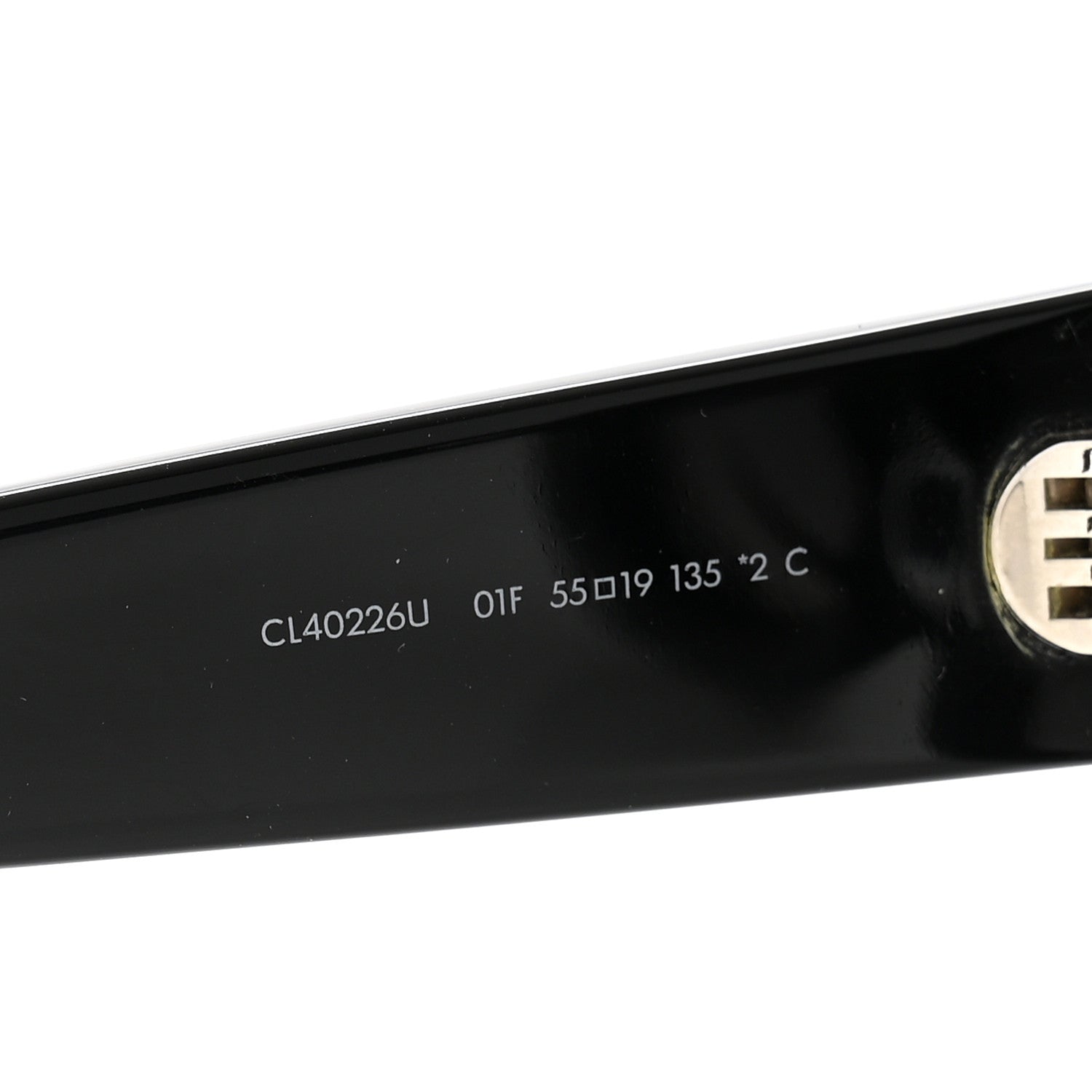 Celine Acetate Triomphe 01 Square Sunglasses CL 40226U Black 6 of 7
