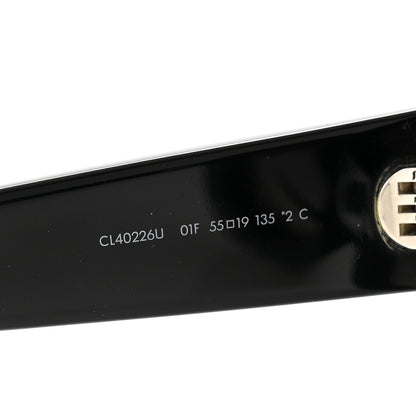 Celine Acetate Triomphe 01 Square Sunglasses CL 40226U Black 6 of 7