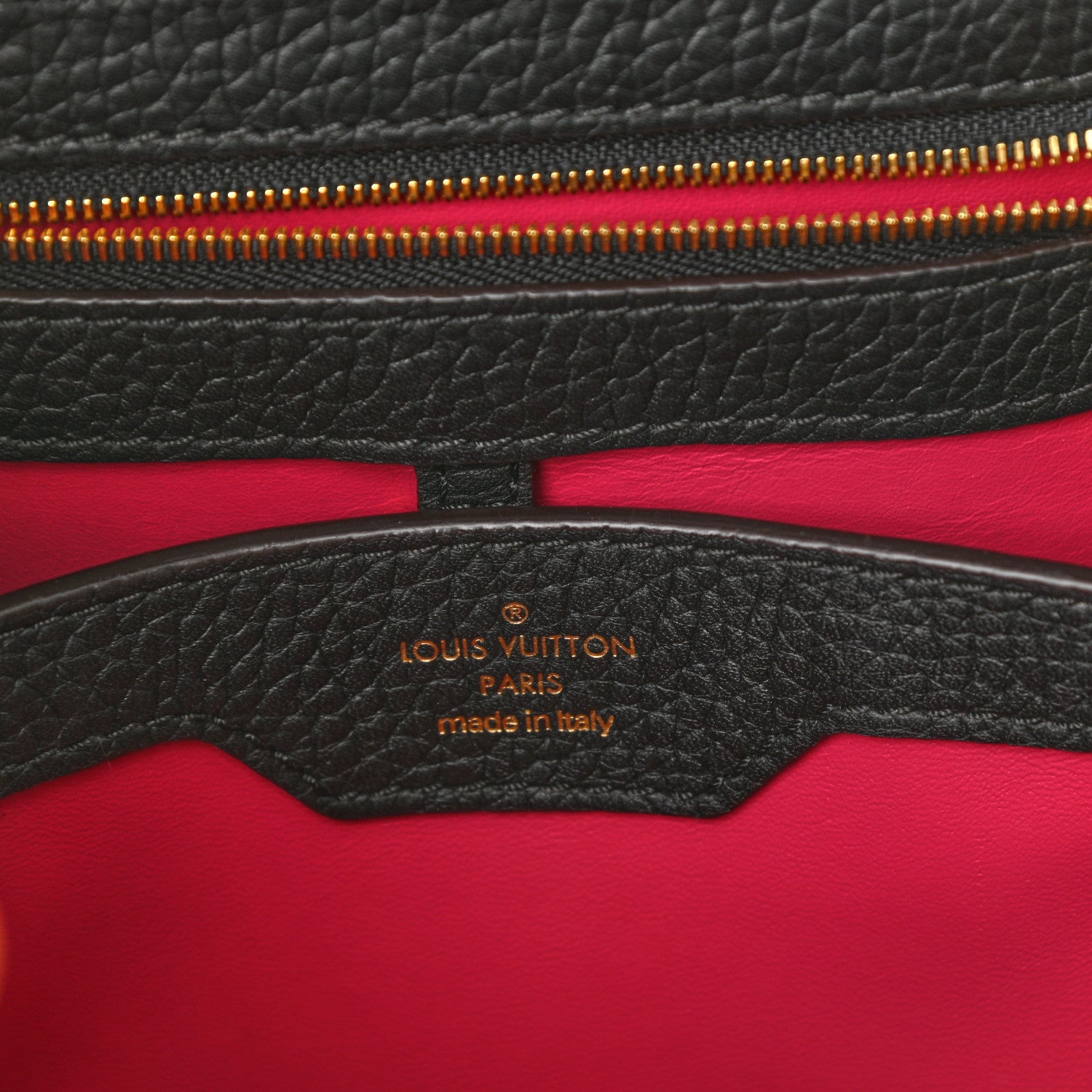 Louis Vuitton Taurillon Capucines BB Black 6 of 7