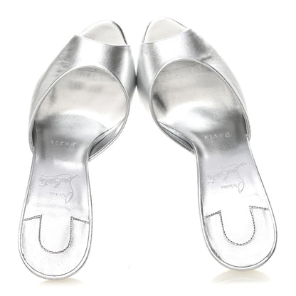 Christian Louboutin Metallic Nappa Me Dolly 100 Sandals 36.5 Silver 5 of 8