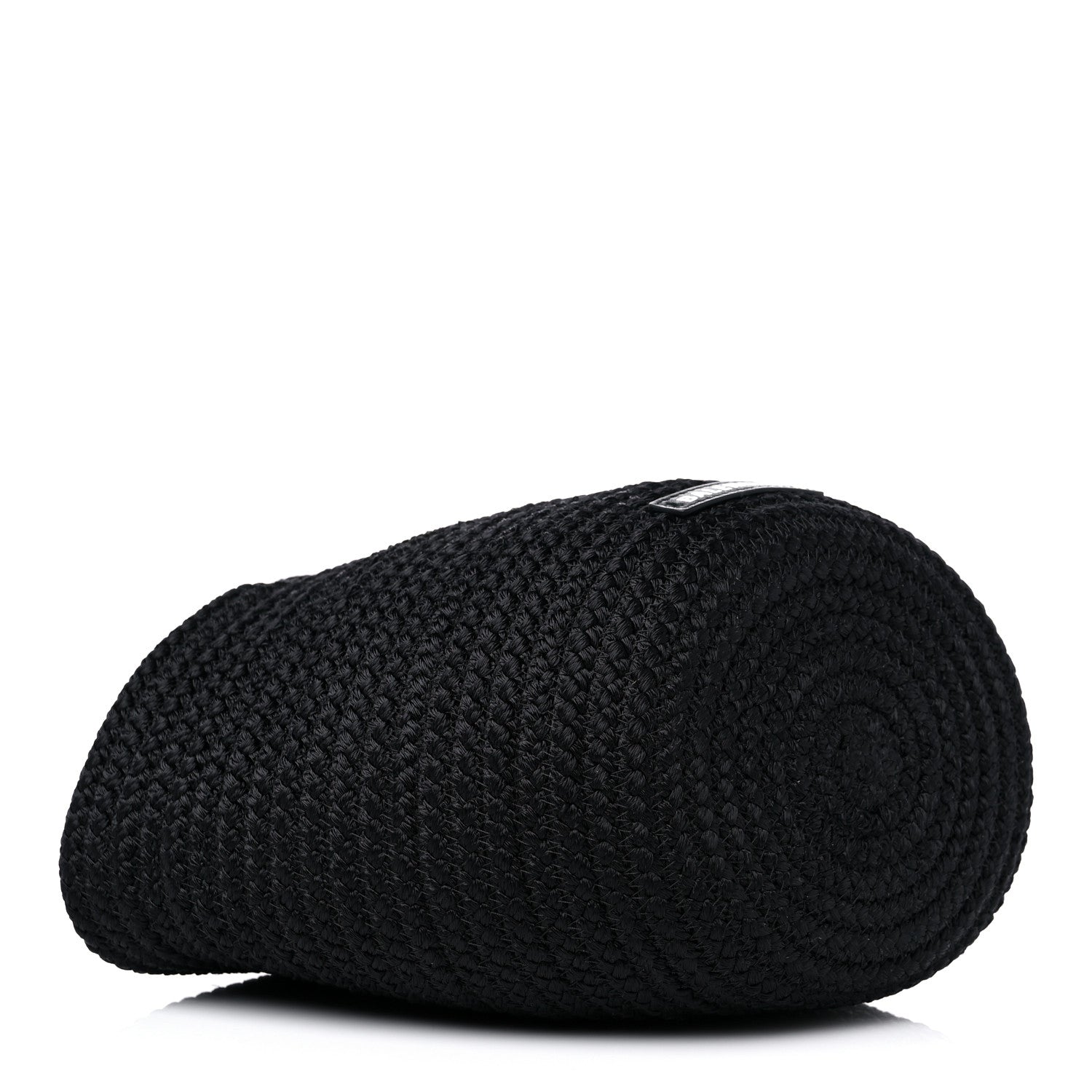 Balenciaga Nylon Lambskin Woven Small Ibiza Basket With Strap Black 4 of 9