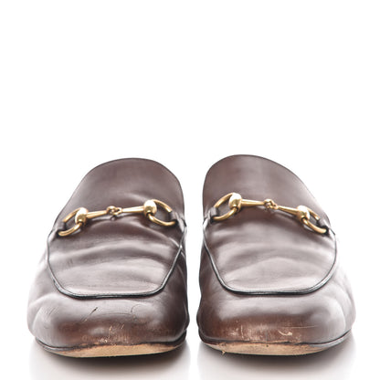 Gucci Calfskin Mens Princetown Slippers 11 Fondente Brown 2 of 18
