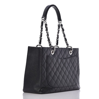 Chanel Caviar Quilted Grand Shopping Tote GST Black 3 of 10