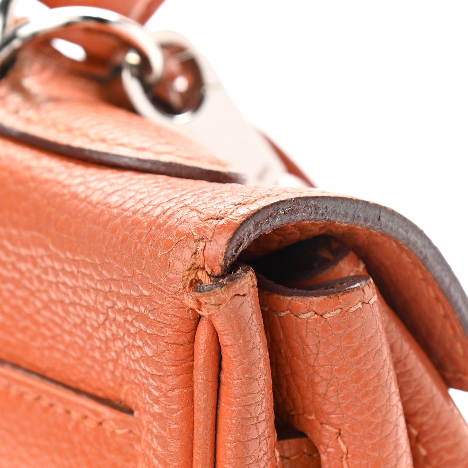 Hermes Togo Kelly Retourne 32 Orange 21 of 21