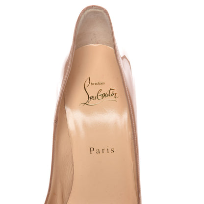 Christian Louboutin Patent So Kate 120 Pumps 38 Nude 6 of 7