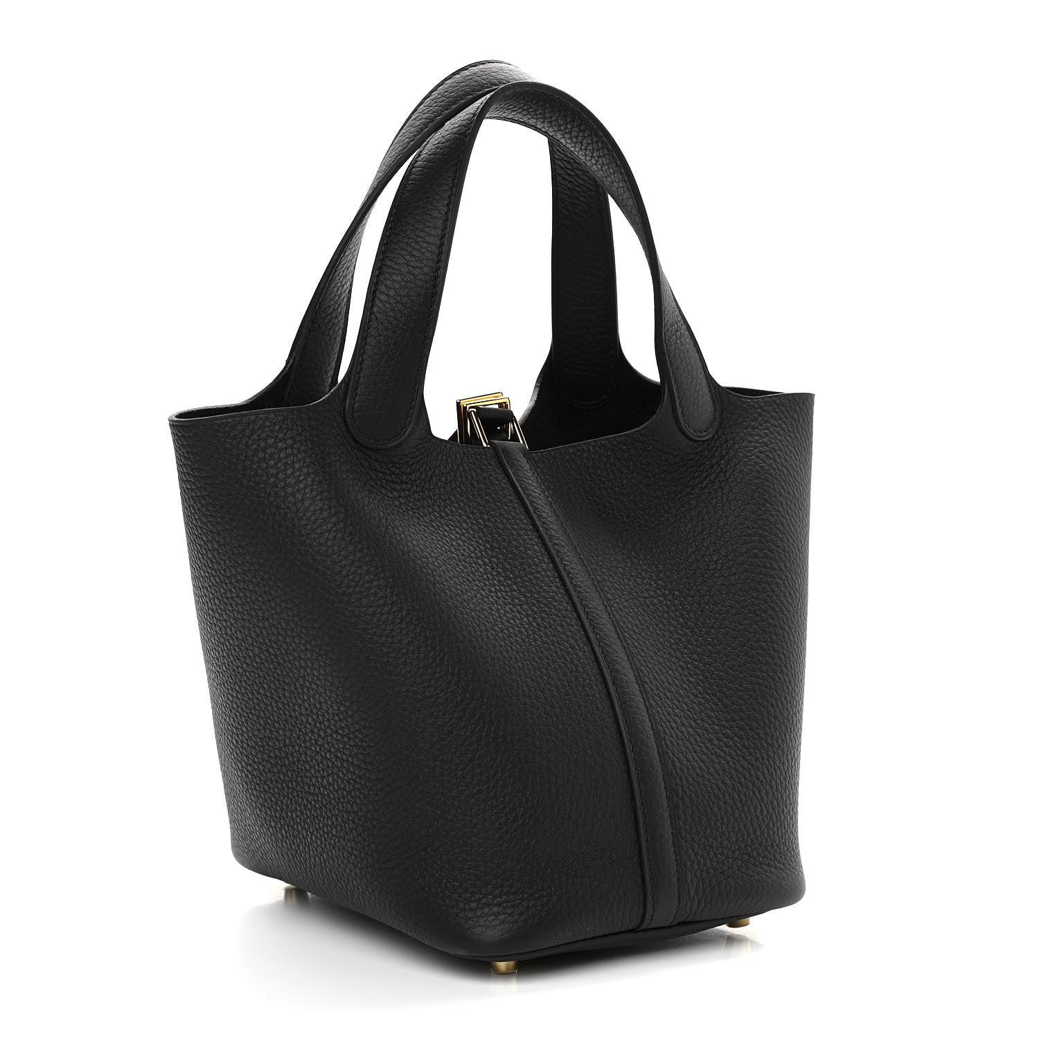 Hermes Taurillon Clemence Picotin Lock 18 PM Black 3 of 11
